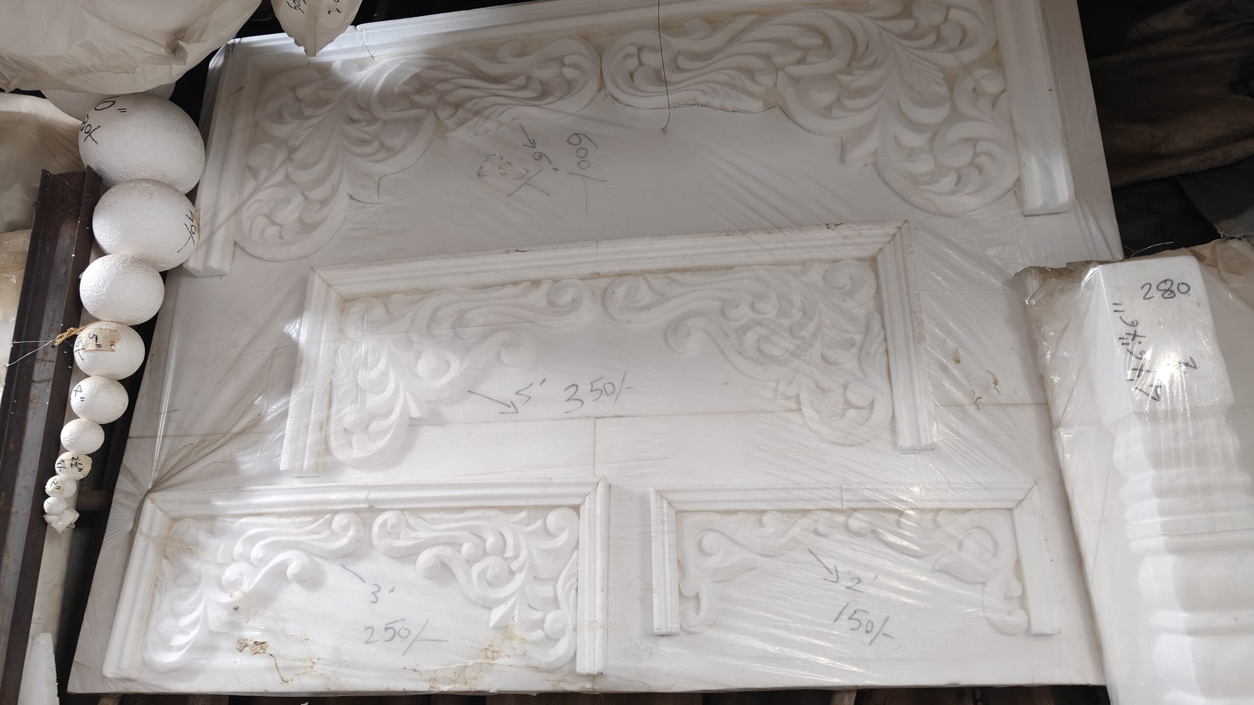 Custom thermocol artwork for stage and event decoration